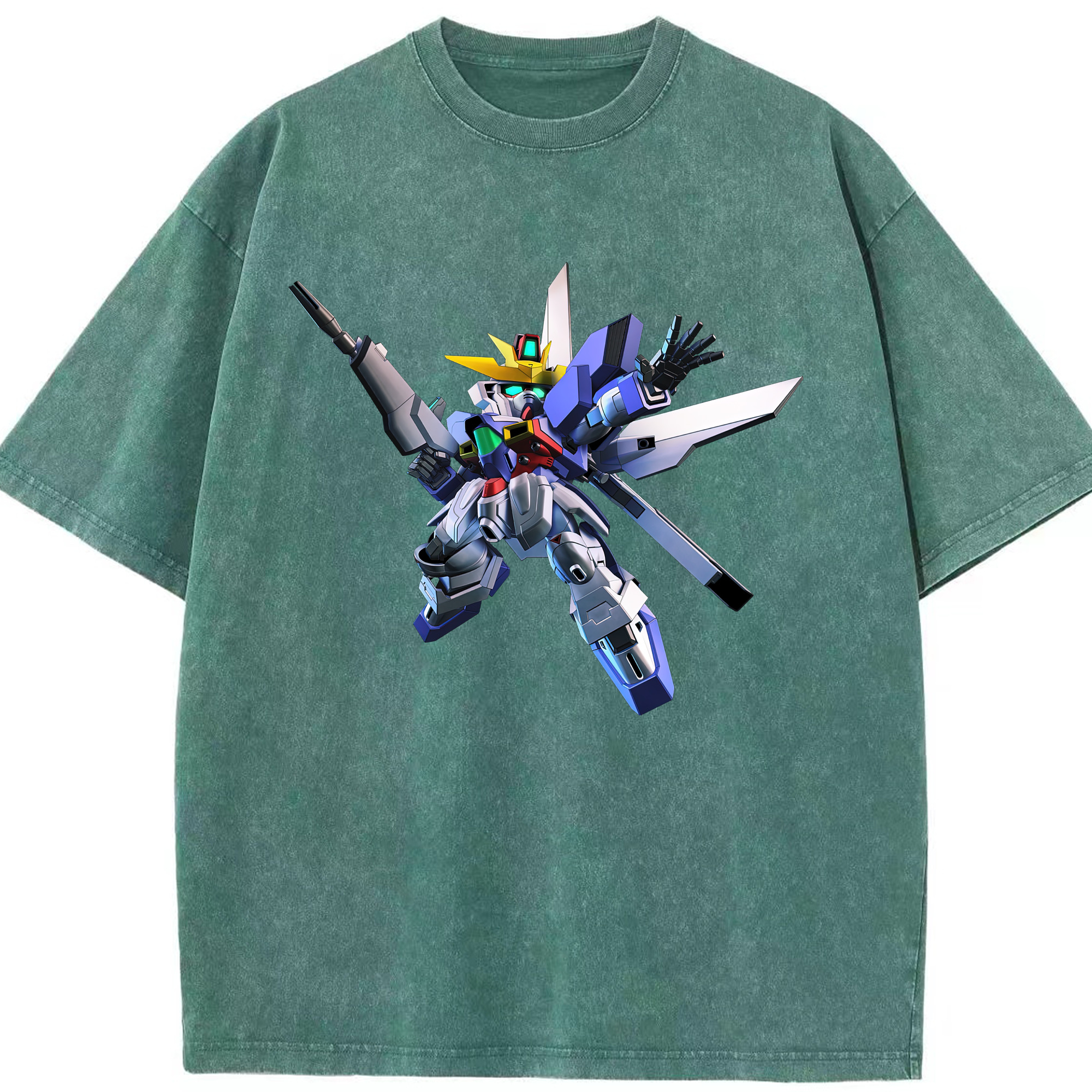 （画像用） 機動戦士ガンダム Mobile Suit Gundam 綿100% ヴィンテージ風 半袖Tシャツ（フロントプリント）